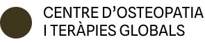 Decorative abstract shape: a dark brown circular blob near the top-left on a black background.